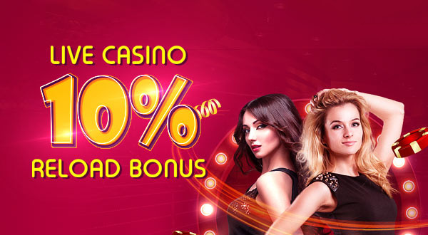 10 percent live casino reload bonus at Royal Jeet 365